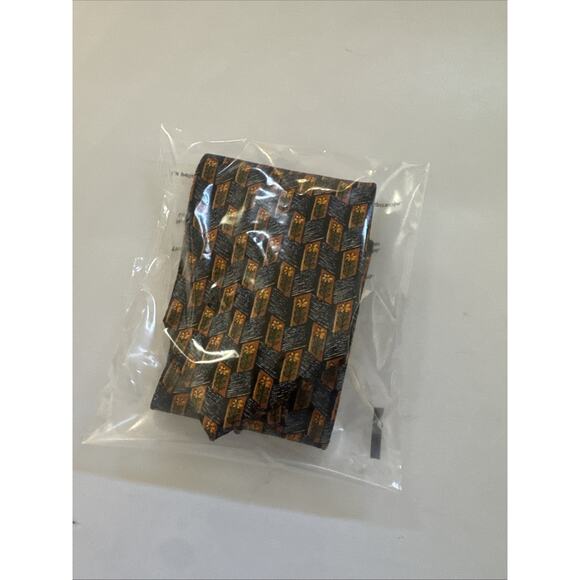 VINTAGE Ermenegildo Zegna Tie 100% Silk ITALY Made Necktie Business Formal Retro - Picture 10 of 10